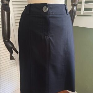 Burberry Black fine Wool Pencil skirt